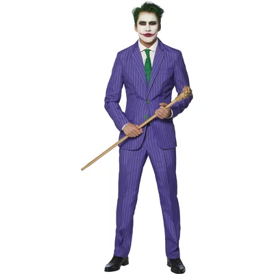 Disfraz Del Joker Para Hombre | Licencia Oficial DC Comics  Dashing Joker’s Suit Cosplay