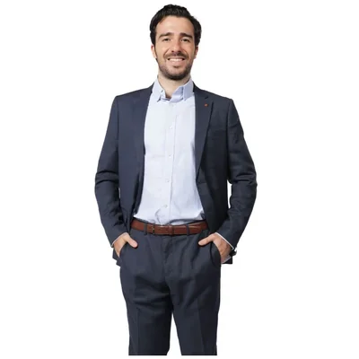 Traje Rgular Fit Cuello Inglés Joseph Abboud para Hombre