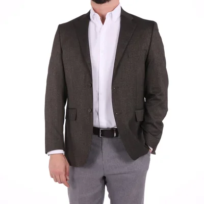 Saco Slim Fit Bruno Magnani Hombre Café