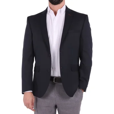 Saco Negro Slim Fit Hombre Bruno Magnani