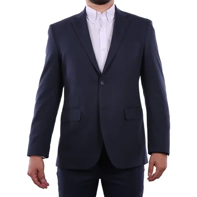 Saco Formal Azul Corte Clásico Bruno Magnani para Hombre