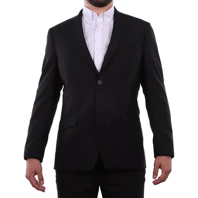 Blazer Negro Formal Lmental para Hombre