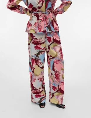"pantalón" regular vero moda wide leg "para mujer"