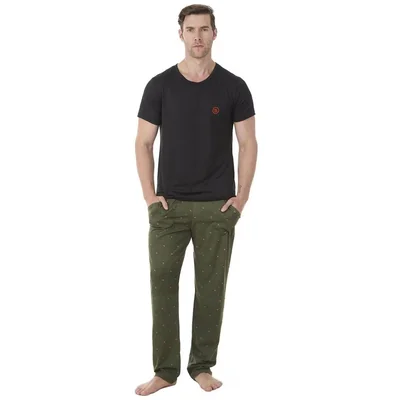 Set de Pijama Manga Corta y Pantalón Skiny para Hombre