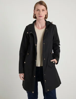 Gabardina capucha y bolsa Lieb para mujer