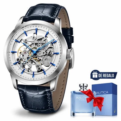 Reloj Automático Skeleton Pagani Design Pd1638 Para Hombre