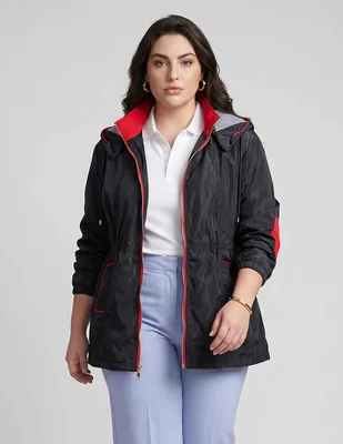 Gabardina No Capucha Y Bolsa Davinchy Para Mujer