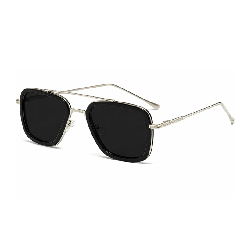 Lentes Sol Negro Tony Stark Spiderman Avengers Infinity War