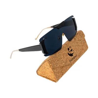 Lentes Gafas de Sol Sofisticados PANDAS para Hombre y Mujer UV400 Titania Negro