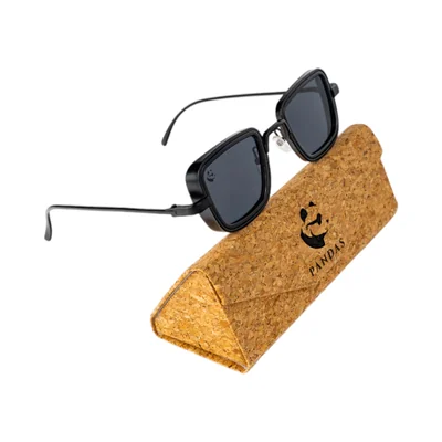 Lentes Gafas de Sol Versátiles PANDAS para Hombre y Mujer UV400 Vertigo Negro