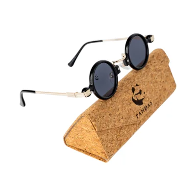 Lentes Gafas de Sol Vanguardistas PANDAS para Hombre y Mujer UV400 Tempus Negro