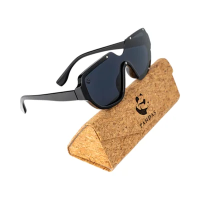 Lentes Gafas de Sol Vanguardistas PANDAS para Hombre y Mujer UV400 Spectra Negro