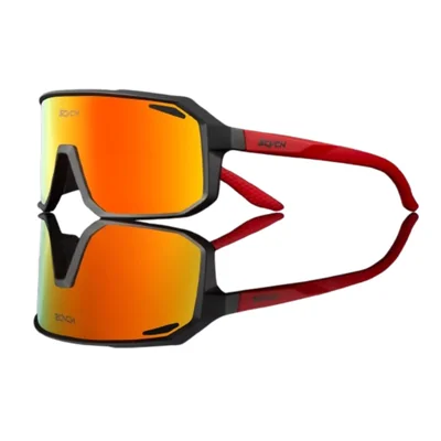 Gafas sol ciclismo lentes rojo camping montaña carretera deportes correr UV400 senderismo moto