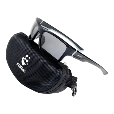 Lentes de Sol Deportivos Polarizados PANDAS Unisex UV400 ENDURE Negro