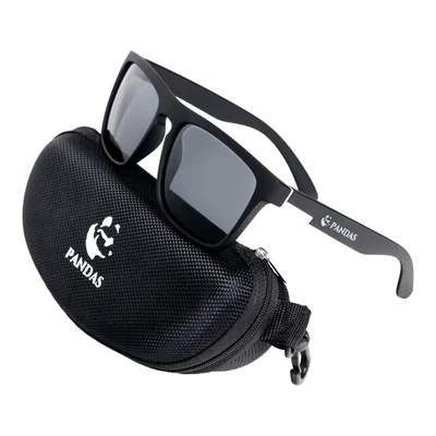 Lentes de Sol Deportivos Polarizados PANDAS Unisex UV400 RALLY Negro