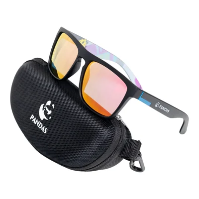 Lentes de Sol Deportivos Polarizados para Mujer Dama PANDAS UV400 RALLY Rosa