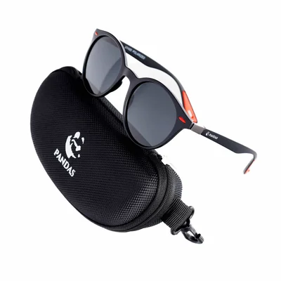 Lentes de Sol Deportivos Polarizados PANDAS Unisex UV400 SMOKETRAIL Negro.