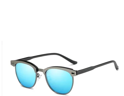 Lentes De Sol Sidney Azul Efecto Espejo By Rebel.