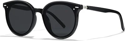 Cyxus Lentes de Sol para Mujeres, Lentes Polarizados Mujeres Lente Retro Protección UV para Conducir, Viajar, Compras.