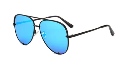 Lentes De Sol Oval Gus Azul Espejo By Rebel.