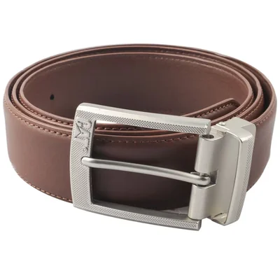 Set de Cartera y Cinturón en Cuero Regenerado Cat Café para Hombre