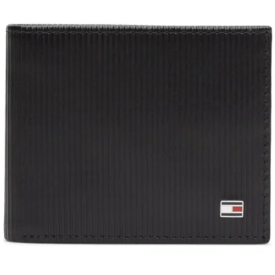 Cartera Flag en Piel Tommy Hilfiger Negro para Hombre
