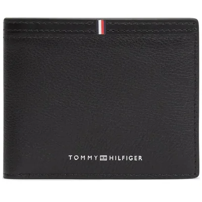 Cartera en Piel Tommy Hilfiger Negro para Hombre