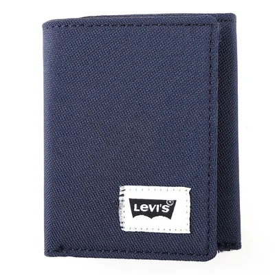 Cartera Levi's Trifold Hombre Azul Textil Duradera