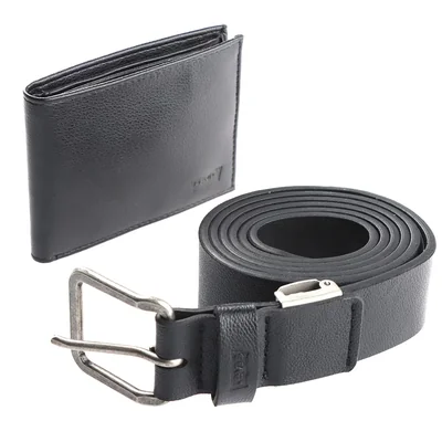 Levis Duopack: Cinturón y Cartera Elegante para Hombre