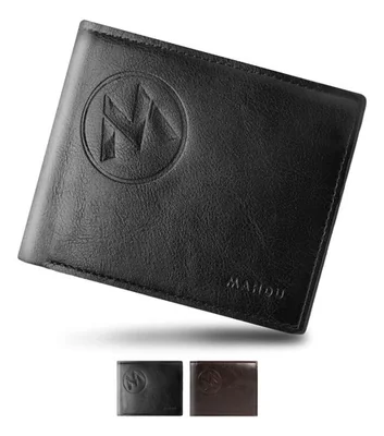 Cartera Para Hombre Billetera Con Gran Capacidad Rfid