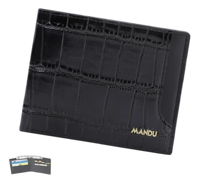 Cartera De Hombre Con Cepillo Antirrobo De Moda Mayoreo