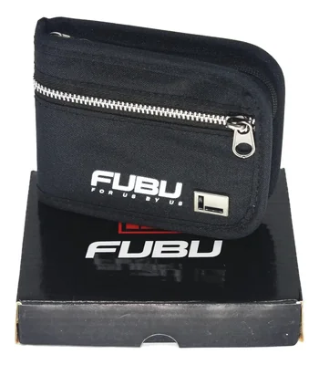 Cartera, Billetera FUBU con cierre, Unisex.