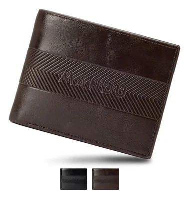 Cartera Para Hombre Billetera Con Gran Capacidad Rfid.