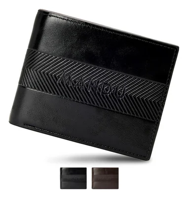Cartera Para Hombre Billetera Con Gran Capacidad Rfid.