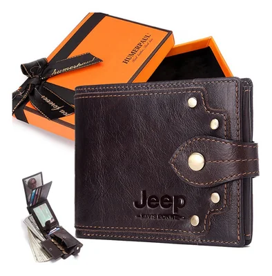 Cartera Para Caballero Carteras Piel Vaca Para Hombre Regalo