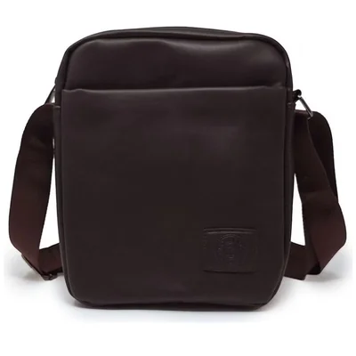 Bolso Crossbody Café con Diseño Rolling Stone para Hombre