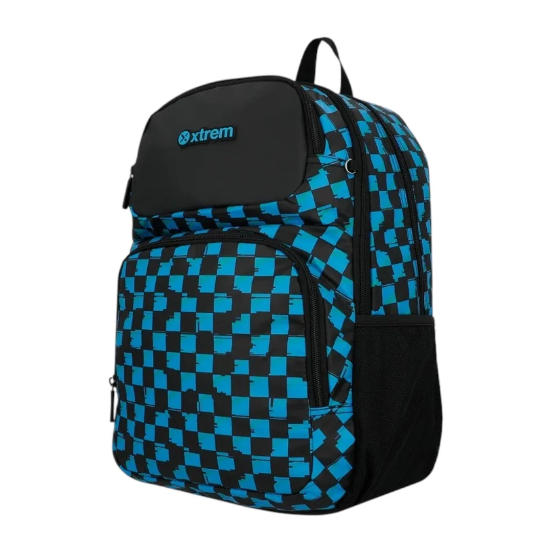 Mochila Azul Xtrem Hopper Ajedrez