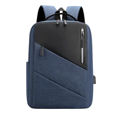 Mochila Urbana Bicolor Azul y Gris