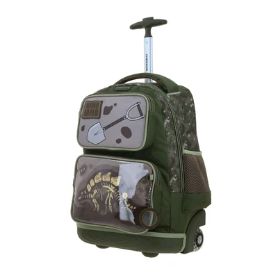Mochila Chenson Con Ruedas Y Luces Led Dinosaurio CO71167-A XPLO