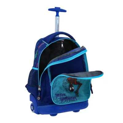 Mochila Grande Con Ruedas Y Luces Led Chenson Miles Morales Marvel TELT MM70886-9