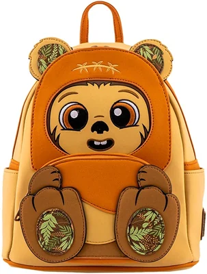 Loungefly Star Wars Wicket Ewok Footsie Cosplay Mini Backpack