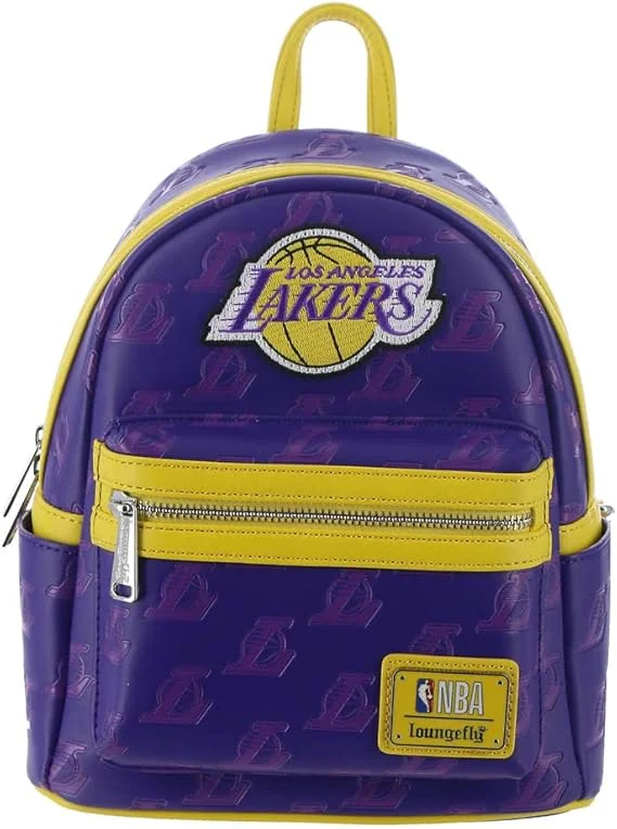 Loungefly LA Lakers Debossed Logo Mini Backpack