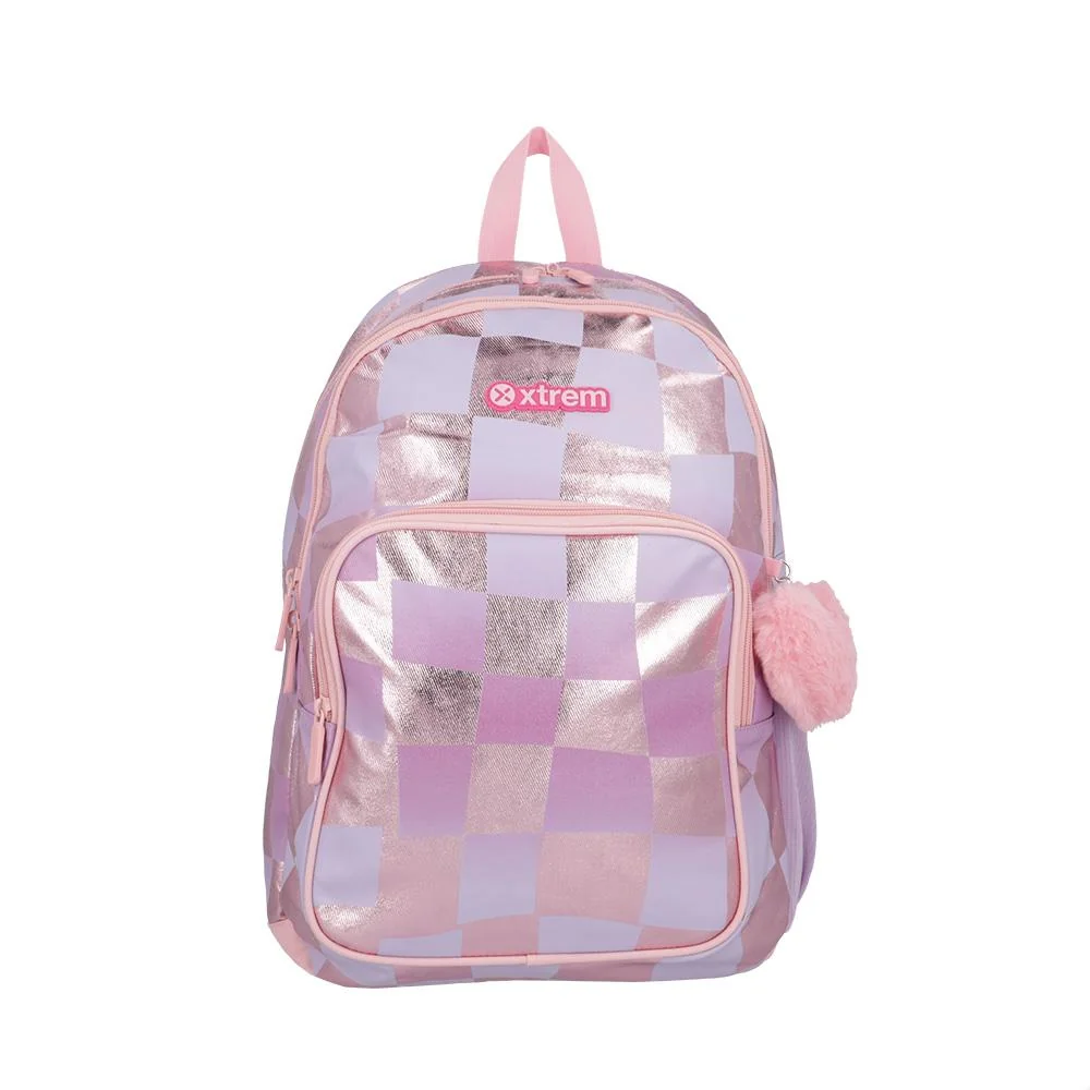 MOCHILA XTREM HOPPER 4XT LILAC CHECKS
