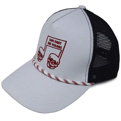 Gorra Trucker Live Fast Rolling Stone