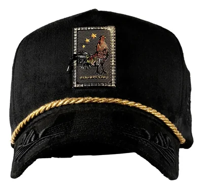 GORRA 5.7 CARTA GALLO GUIRNALDAS BLACK UNITALLA