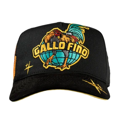 Gorra 5.7 Tierra De Gallos Finos Unitalla Negro/Amarillo Unitalla