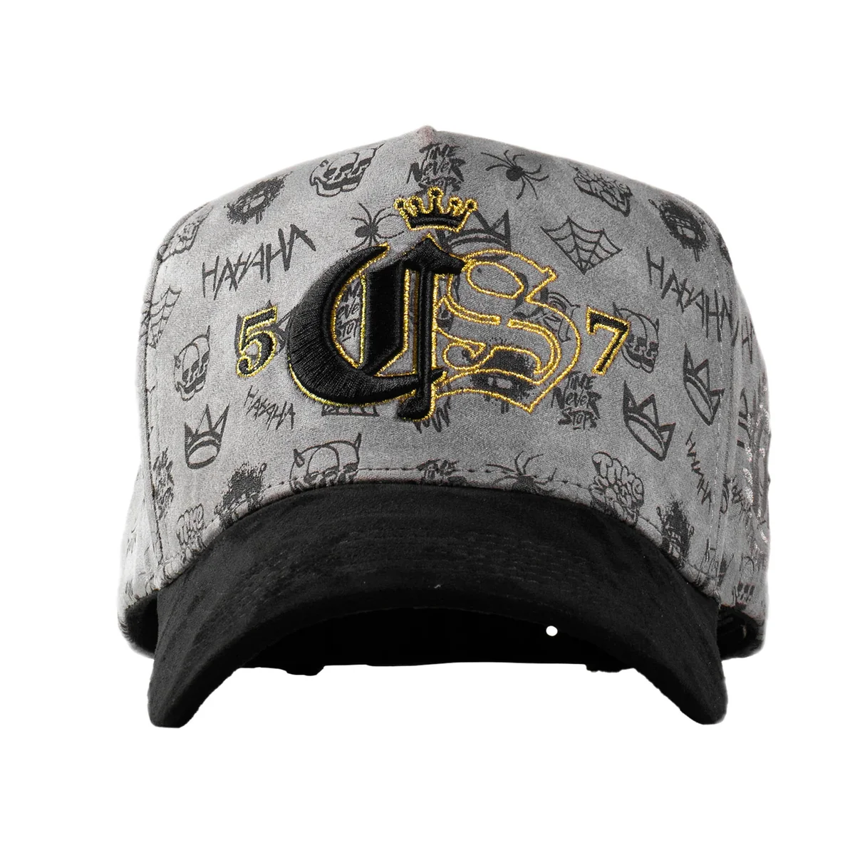 GORRA 5.7 MONOGRAM FULL LASER GRIS UNITALLA