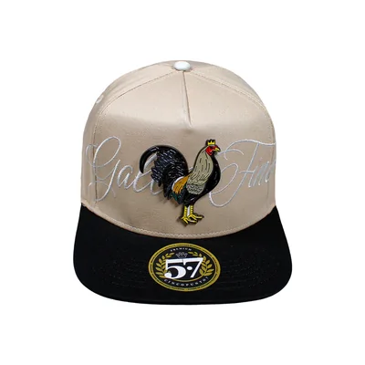 GORRA 5.7 GALLO FINO BEIGE/BLACK UNITALLA