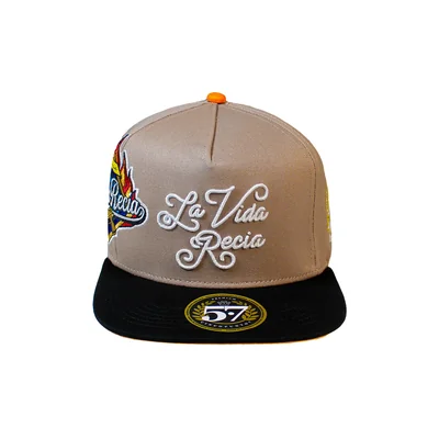 GORRA 5.7 LA VIDA RECIA BEIGE UNITALLA