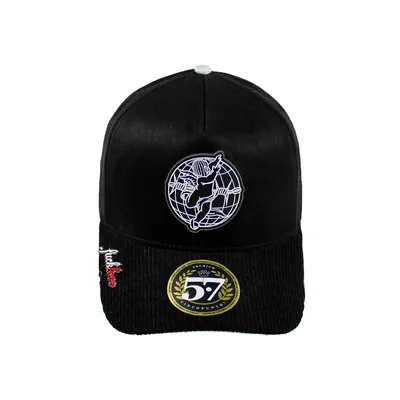 GORRA 5.7 FAKE LOVE ANGEL WORLD NEGRO UNITALLA